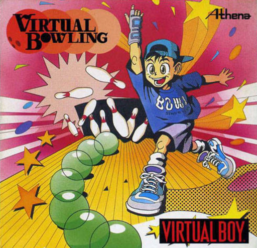 Virtual Bowling box art for Virtual Boy